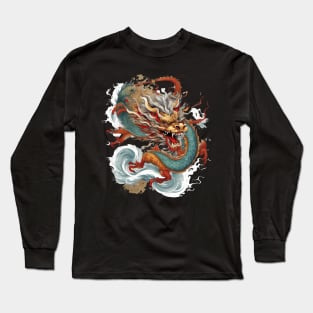 Chinese Dragon Art Long Sleeve T-Shirt